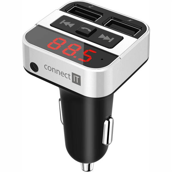 FM Transmitter Connect IT InCarz CCC-8800 stříbrný

