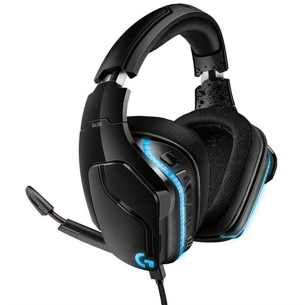 Headset Logitech G635 7.1 Surround Lightsync černý

