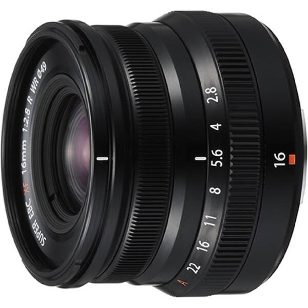 Objektiv Fujifilm XF16 mm f/2.8 R WR černý

