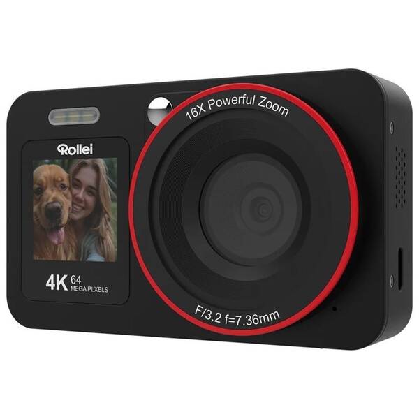 Digitální fotoaparát Rollei Compactline 64 Dual Screen černý

