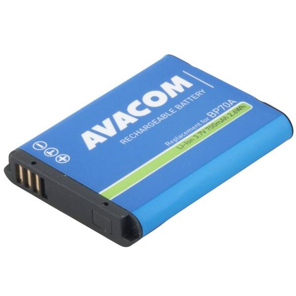 Baterie Avacom Samsung BP70A Li-Ion 3.7V 700mAh 2.6Wh modrá

