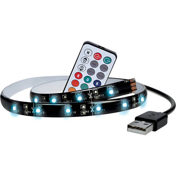 LED pásek Solight pro TV, 2x 50cm, RGB, USB, dálkový ovladač 


