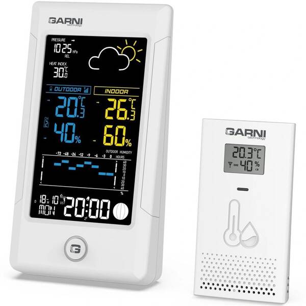 Meteorologická stanice GARNI 615 Precise bílá

