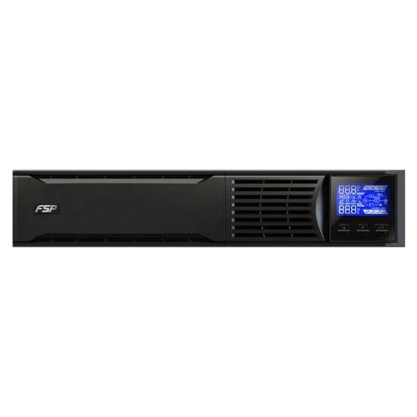 Záložní zdroj FSP Eufo RT 2K 2U, 2000VA/1800W, line-interactive černý

