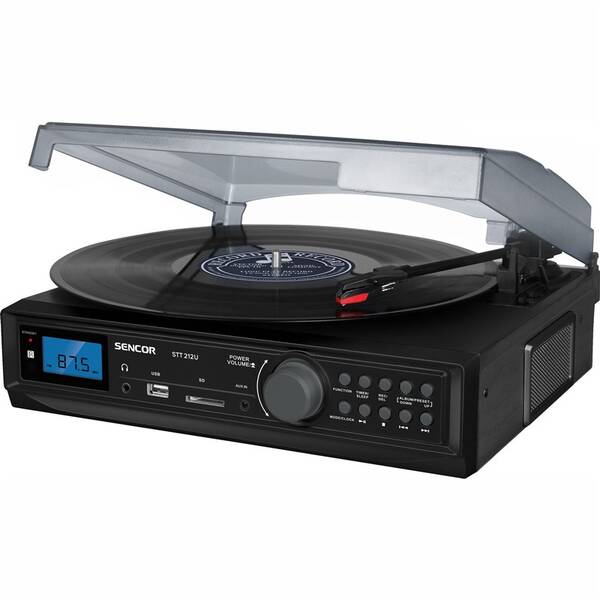 Gramofon Sencor STT 212U černý

