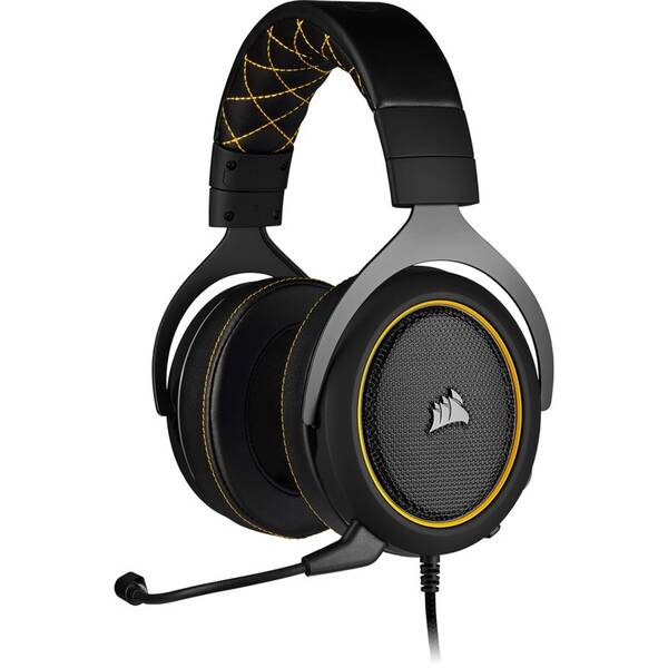 Headset Corsair HS60 Pro Surround černý/žlutý

