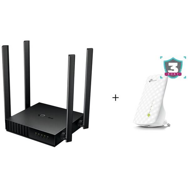 Router TP-Link Archer C54 + extender RE200 
