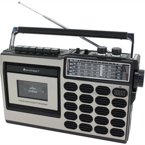 Radiomagnetofon Soundmaster RR18SW černý/šedý

