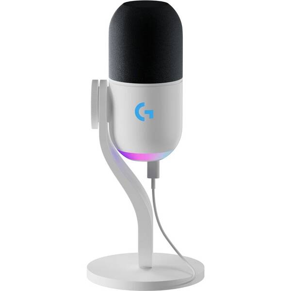 Mikrofon Logitech Yeti GX RGB s LIGHTSYNC bílý

