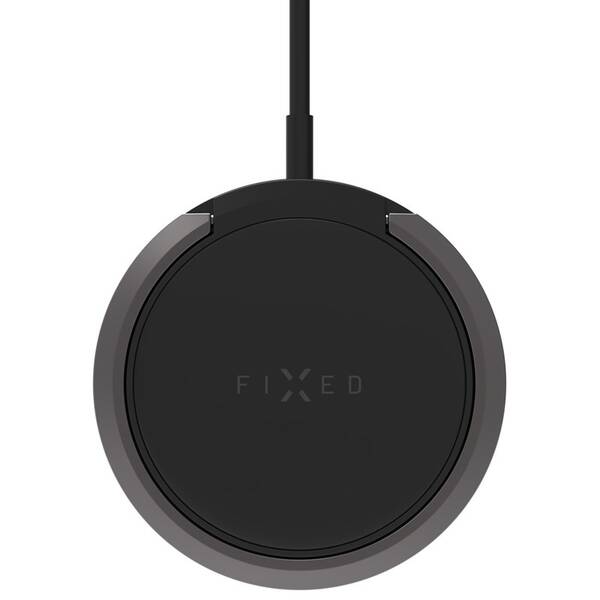 Bezdrátová nabíječka FIXED MagPad s MagSafe a stojánkem, 15W černá

