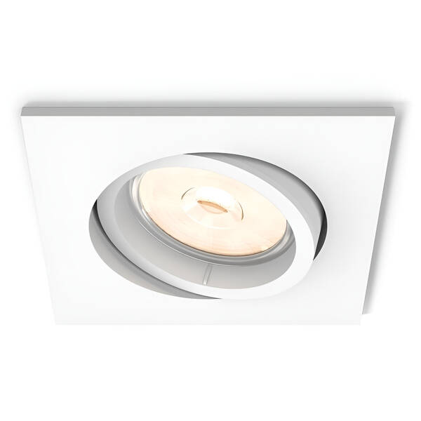 Vestavné svítidlo Philips Enneper, čtverec GU10 bílé

