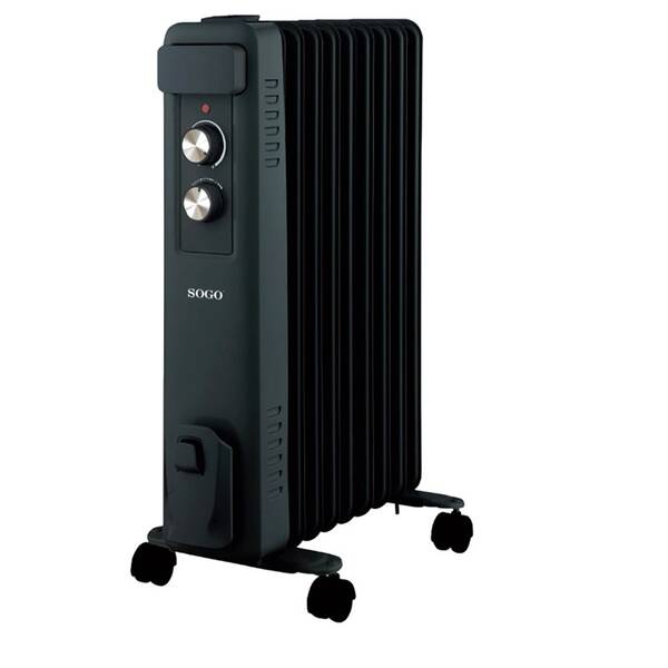 Olejový radiátor SOGO SS-18460 černý


