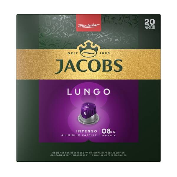 Kapsle pro espressa Jacobs Espresso Lungo 20 ks 

