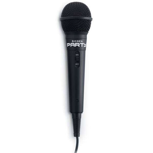 Mikrofon Bigben PARTYMIC drátový černý

