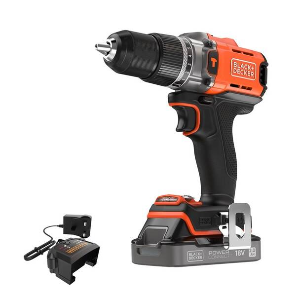 Vrtací šroubovák Black-Decker BCD383D1XC-QW (s baterií) 

