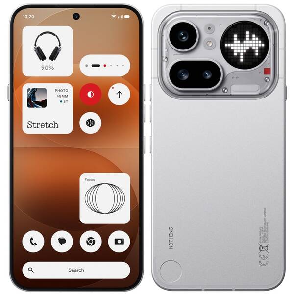 Mobilní telefon Nothing Phone (4a) Pro 5G 8 GB / 128 GB stříbrný

