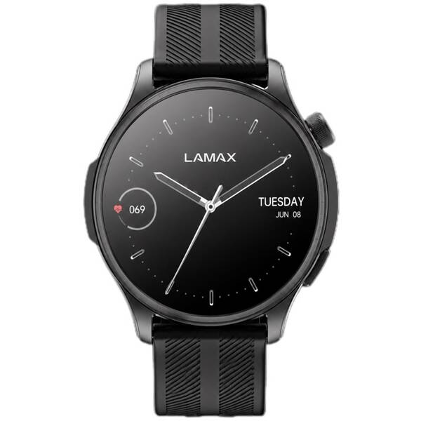 Chytré hodinky LAMAX Prism AMOLED černé

