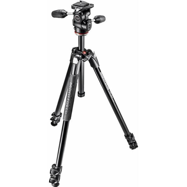 Stativ Manfrotto 290 Xtra s 3-cestnou hlavou černý/hliník

