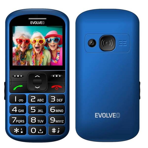 Mobilní telefon Evolveo EasyPhone XS modrý

