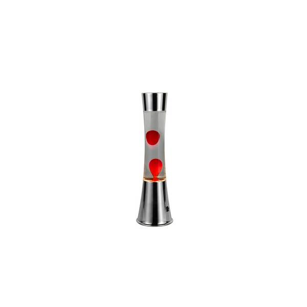 Stolní lampička Reality ETNA Lava lamp stříbrná

