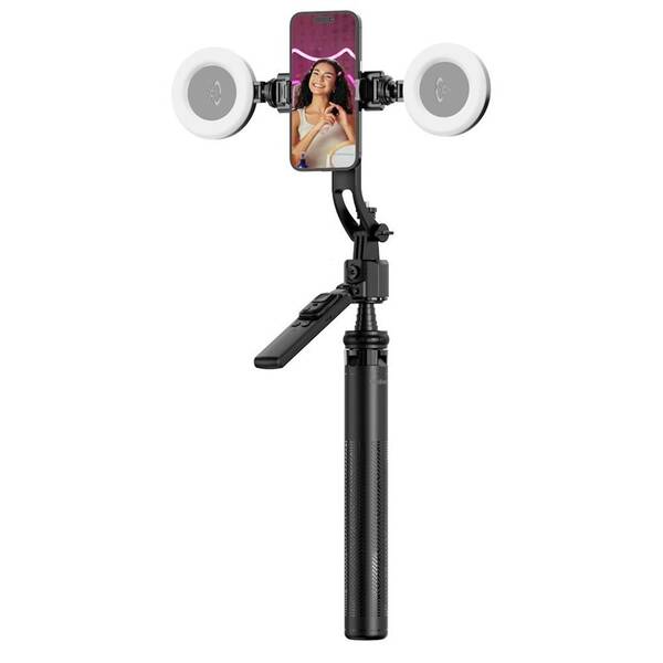 Stativ Rollei Easy Creator Quadpod LED-Kit černý

