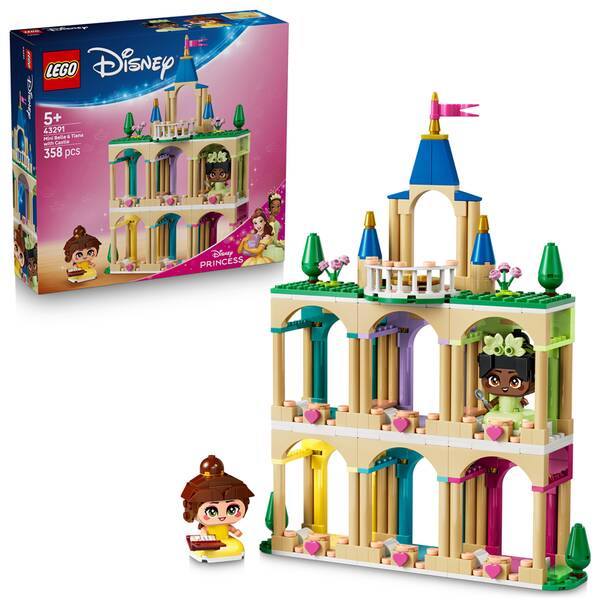 Stavebnice LEGO® │ Disney 43291 Mini Bella a Tiana s hradem 

