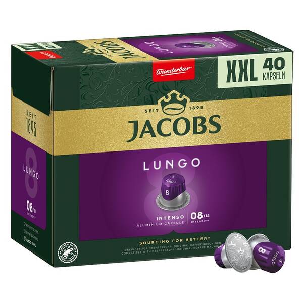 Kapsle pro espressa Jacobs Lungo (40 ks) 

