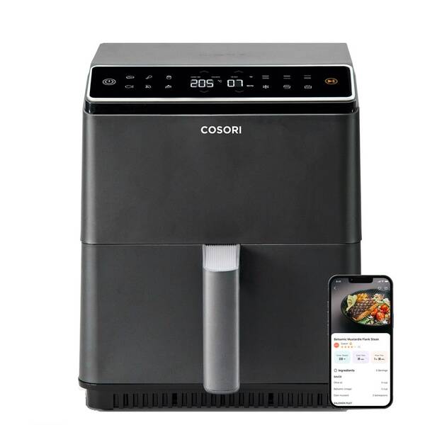 Fritéza horkovzdušná COSORI Dual Blaze Smart 6,4 l černá

