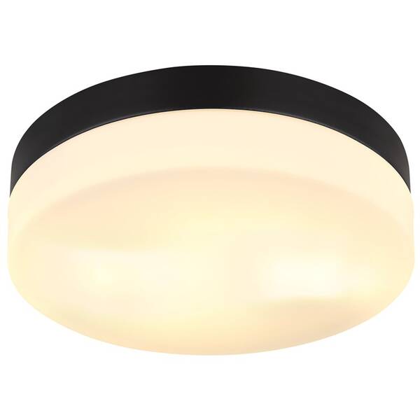 Stropní svítidlo GLOBO Vranos, 24 cm černé

