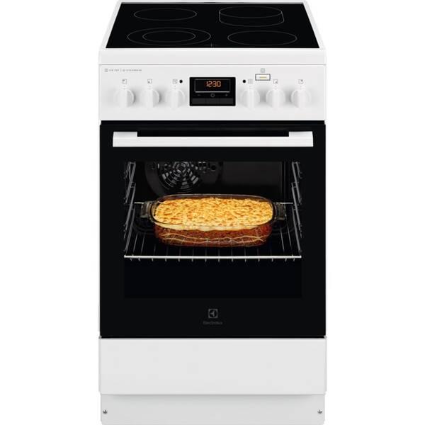 Sklokeramický sporák Electrolux LKR564200W bílý

