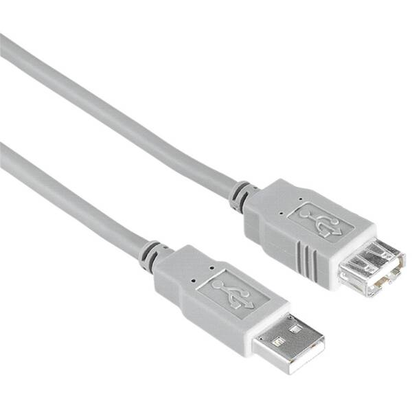 Kabel Hama USB 2.0 / USB 2.0, 1,5 m černý

