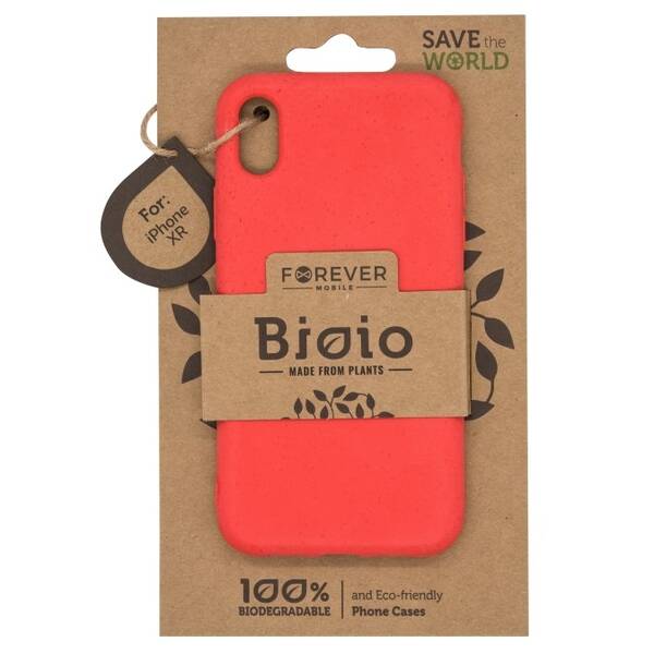 Kryt na mobil Forever Bioio na Apple iPhone XR červený

