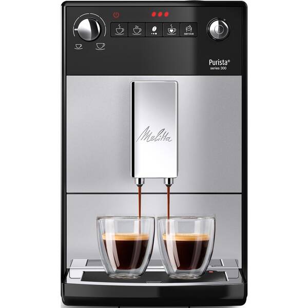 Automatický kávovar Melitta F23/0-101 stříbrný

