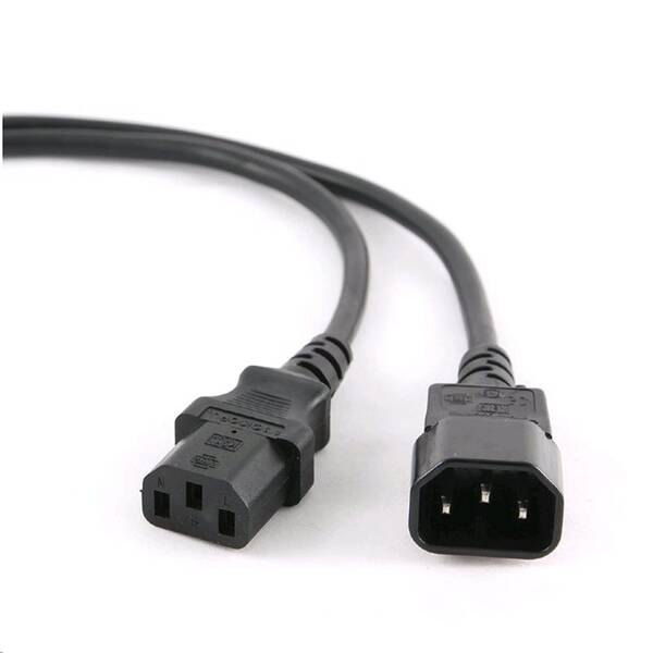 Kabel C-Tech síťový, prodlužovací, VDE 220/230V napájecí, 3 m 

