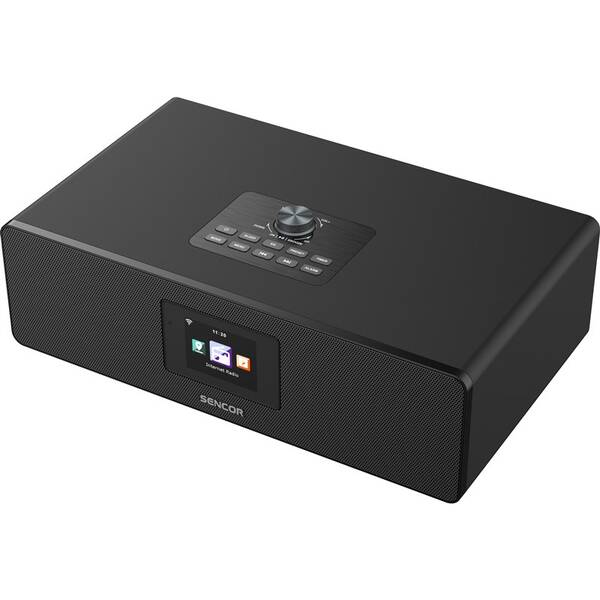 Internetový radiopřijímač s DAB+ Sencor SIR 7200WDB černý

