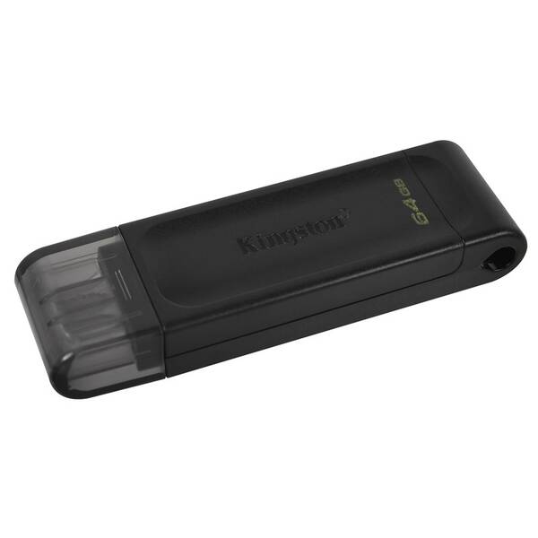 USB Flash Kingston 64GB, USB-C černý

