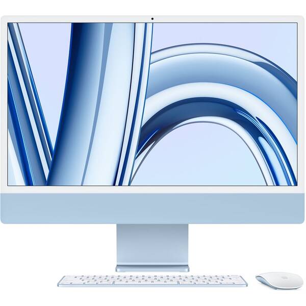 Počítač All In One Apple iMac 24" M3 8-CPU 10-GPU, 256GB - Blue CZ 

