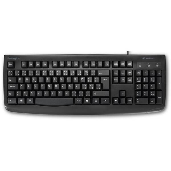 Klávesnice KENSINGTON Pro Fit, omyvatelná, CZ layout černá

