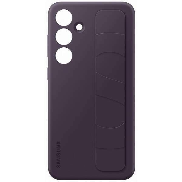 Kryt na mobil Samsung Silicone Grip s poutkem na Galaxy S24+ fialový

