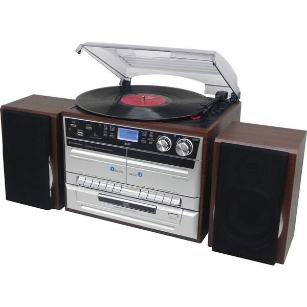 Mikrosystém Soundmaster MCD5550 DBR stříbrný/hnědý

