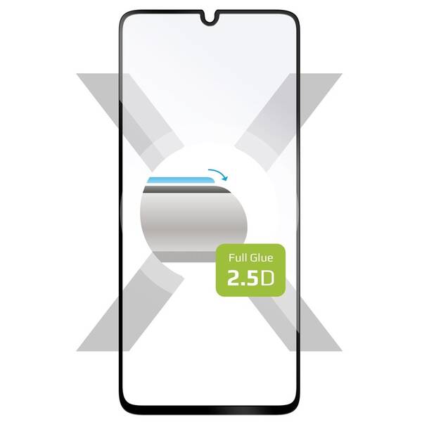 Tvrzené sklo FIXED Full-Cover na Samsung Galaxy A41 černé

