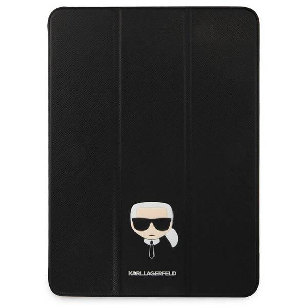 Pouzdro na tablet Karl Lagerfeld Head Saffiano na Apple iPad Pro 11" černé

