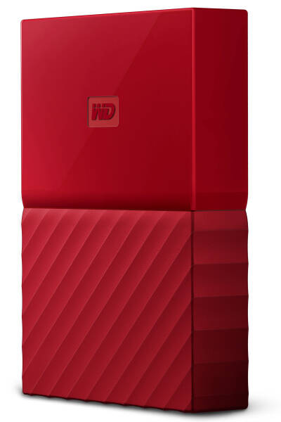 Externí pevný disk 2,5" Western Digital 2TB, USB 3.0 červený


