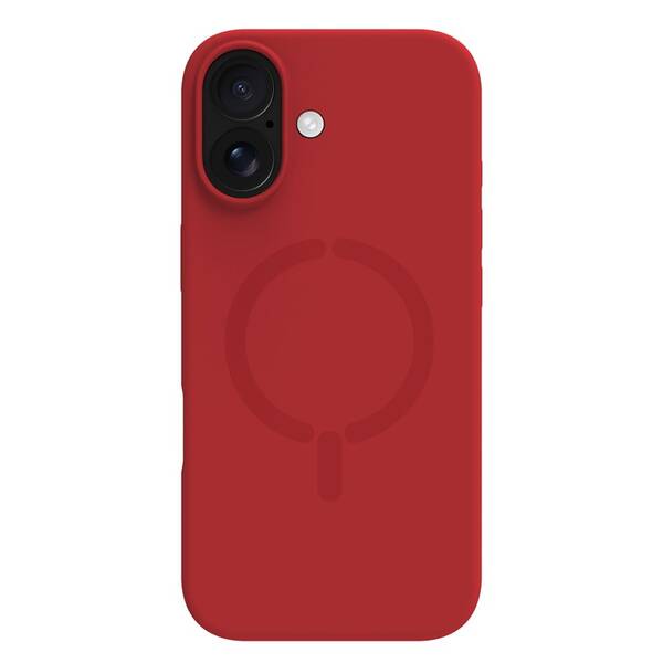 Kryt na mobil Celly FEELING MAG kompatibilní s MagSafe na Apple iphone 17 červený

