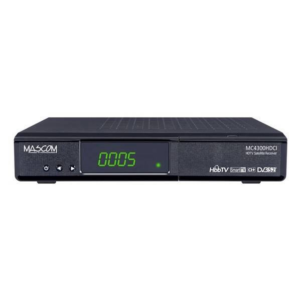 Satelitní přijímač Mascom MC4300HDCI-SMART HD černý

