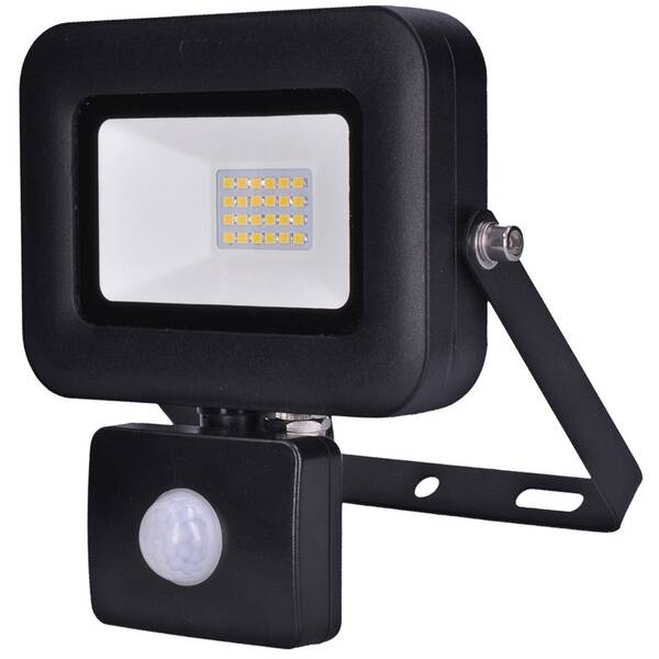 Reflektor Solight PRO se senzorem, 20W, 1840lm, 5000K, IP44 černý

