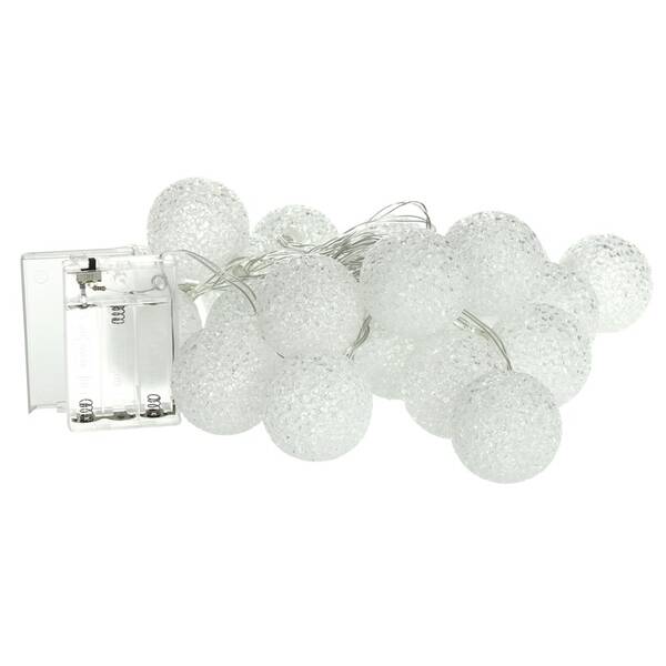 Vánoční osvětlení RETLUX RXL 490, girlanda kuličky, 20 LED, studená bílá 

