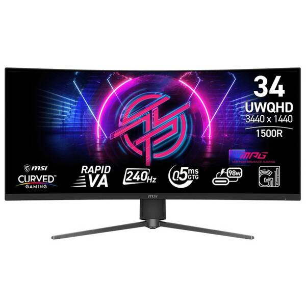 Herní monitor MSI MPG 346CQRF X24 černý


