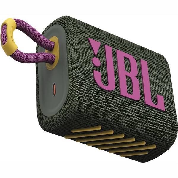 Přenosný reproduktor JBL GO3 zelený

