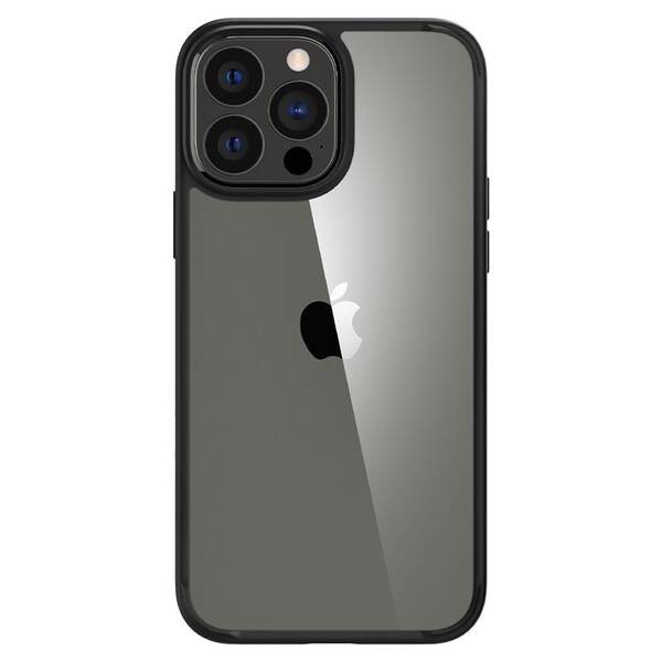 Kryt na mobil Spigen Crystal Hybrid na Apple iPhone 13 Pro Max černý/průhledný

